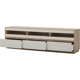 Home Affaire Sonora Lowboard 202 cm Braun Holz