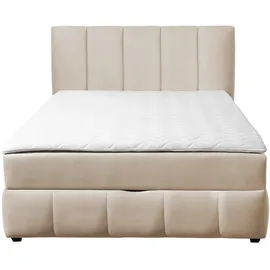 INOSIGN »Hartley«, Inkl. Bettkasten & Topper, wählbar in H2, H3 o. H4, beige
