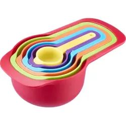 WESTMARK Matroschka Messlöffel, 6-teilig, Platzsparende Dosierlöffel für ein schnelles und genaues Abmessen, 1 Set