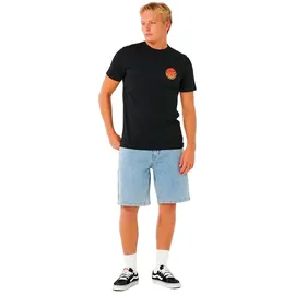 Rip Curl Wettie Passage Icon T-Shirt schwarz XXL