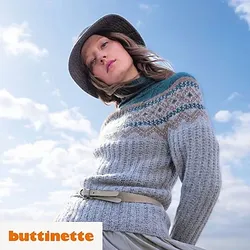 Strickanleitung – Pullover mit Jacquardpasse aus Woll Butt Primo Alpaka