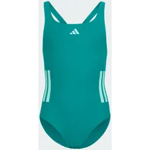 adidas 3-Streifen C-Back Badeanzug Blau 164