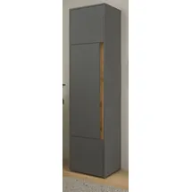 furn.design Center Aktenschrank 50 x 40 x 200 cm grau