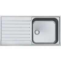 Franke Argos AGX 211-100 Edelstahl + Druckknopfventil
