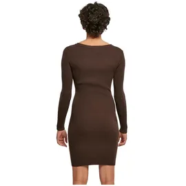 URBAN CLASSICS Cut Kleid Brown M