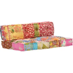 Pouf Patchwork Stoff