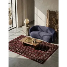 KADIMA DESIGN Tannheim Kurzflorteppich 120 x 170 cm Rot