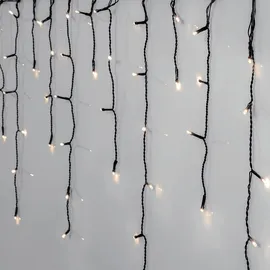 Star Trading Lichtervorhang LED 24 m Crispy Ice White