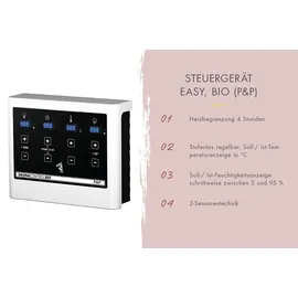 Karibu Quadro inkl. 3,6 kW Ofen + ext. Steuerung