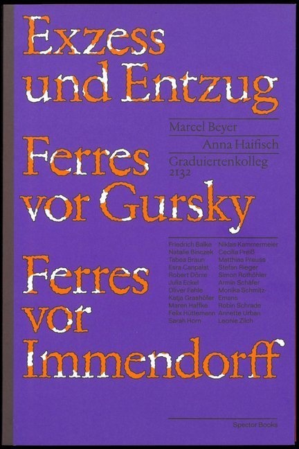 Exzess Und Entzug - Marcel Beyer  GRK 2132  Kartoniert (TB)