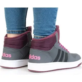 adidas Schuhe Hoops Mid 20 K, GZ7796 - Grau - 30