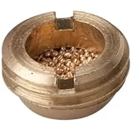 Riegler Sinterbronce-Schalldämpfer, flach, G 1/8 a.