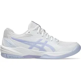 Asics Damen Handballschuhe, Gel-Task 4, Größe 42 1⁄2 in Grau WHITE/VAPOR