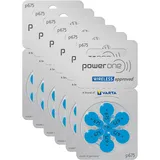 6x Varta Power One Hörgerätebatterien P675 Blau PowerOne PR44 6er Blister