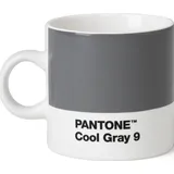 Copenhagen Design Pantone Espressotasse, Porzellan, Cool Gray 9, 6.1 x 6.1 x 8.2 cm