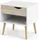 Home Affaire Nachtschrank Oslo 50,2 x 39,1 x 49,7 cm Weiß
