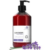 B.O.T cosmetic & wellness Organische Lavendel Feuchtigkeitsspendende Körperlotion, 250 ml, BIO, Luxuriöses Körpermilch mit das beruhigen Basispflege für sehr trockene, Haut, Körperpflege, Bodylotion