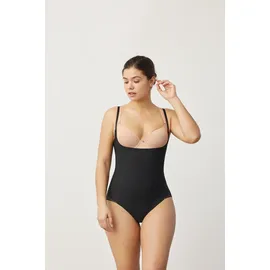 Ysabel Mora Body YSABEL MORA, Damen, Gr. XXL, N-Gr, schwarz, Obermaterial: 73% Polyamid, 27% Elasthan, figurbetont, Bodys Body, Spitze, mittlerer Shape-Effekt, elastisch, weich, bequem