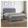 vidaXL Boxspringbett 160 x 200 cm H2 Grau