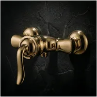 PaulGurkes Gold Duscharmatur Aufputz Retro Nostalgie Mischbatterie - Paulgurkes