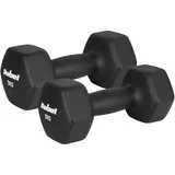 rebel electro Kurzhanteln Gusseisen Neopren 2x7 kg schwarz