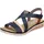 Rieker Riemchensandale Damen Blau 39