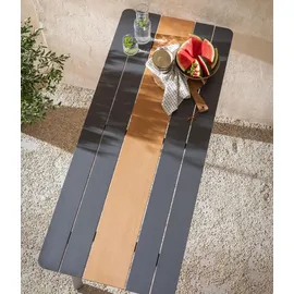Dehner Bartisch Montpellier 160 x 66,5 x 104 cm dunkelgrau/braun