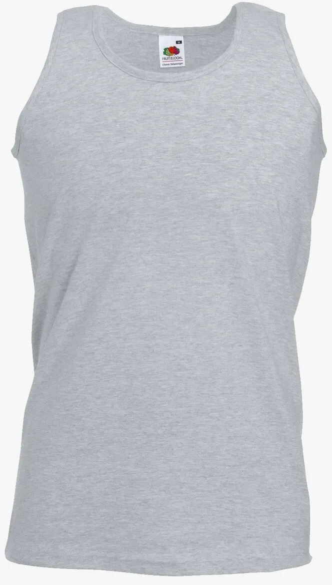 Fruit of the Loom - Valueweight Unisex Tanktop - Heather Grey / L