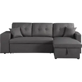 Habitat et Jardin Ecksofa reversibel mit Schlaffunktion Axel - 3-Sitzer - Grau