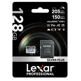 Lexar microSDXC Silver Plus UHS-I 128GB V30