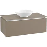 Villeroy & Boch Legato Waschtischunterschrank für ein Waschbecken | 1 Auszug | Breite 1000 mm##Mit LED-Beleuchtung Für .. B571L0VG