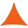 Karat Sonnensegel Wasserabweisend - Wasserabweisendes Orange 3,6 x 3,6 x 5,1 m
