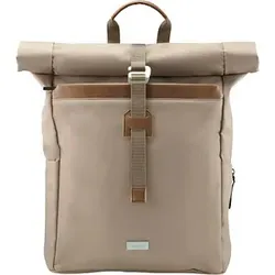 hama Laptop-Rucksack Silvan Recycling-PET beige 22,0 l bis 41,0 cm (16,2 Zoll)