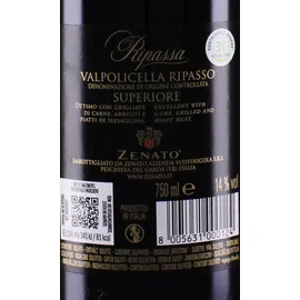 Zenato Ripassa Valpolicella DOC Superiore 2016 0,75 l