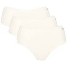 SLOGGI Slip mit Label-Print Modell GO Daily im 3er-Pack, Offwhite, M