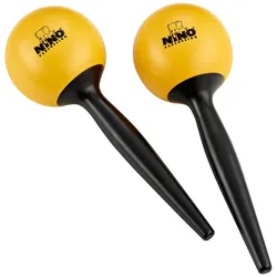Nino Percussion Plastic Maracas Plastic, Yelllow - Maracas