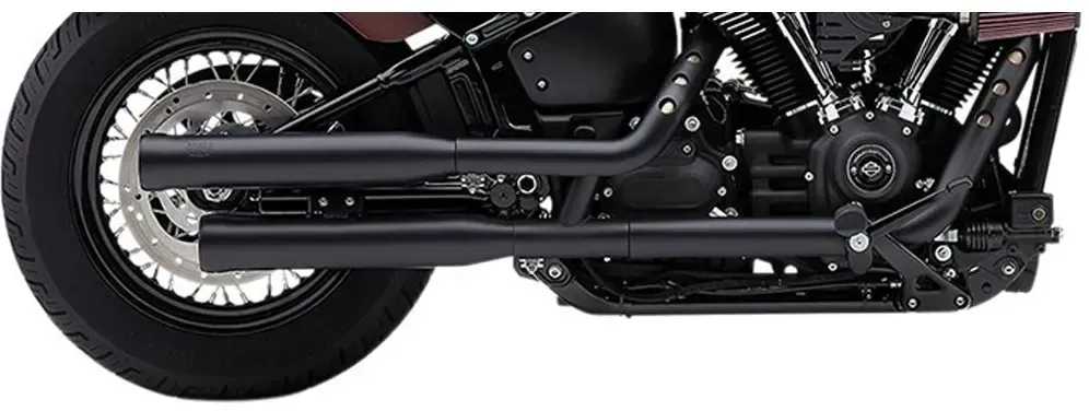 Cobra Harley Davidson 6048b Nicht Homologierter Slip-on-schalldämpfer - Matt Black - Not Homologated