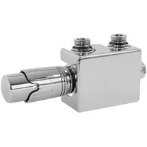 ECD Germany Heizkörperthermostat Multiblock Mittelanschluss Chrom