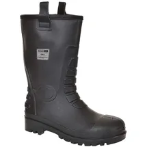 PORTWEST Neptune Rigger Sicherheitsstiefel S5 CI, Größe: 48, Farbe: Schwarz, FW75BKR48
