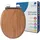 Croydex Rutland WC Sitz mit Absenkautomatik Eiche