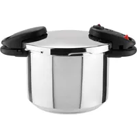 Magefesa Balance Express-Topf, 6 l, Edelstahl 18/10, automatische Verriegelung, alle Herdarten, Induktion, robuste Thermogriffe, gesundes Kochen