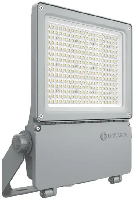 LEDVANCE LED-Fluter, FLOODLIGHT FLEX ASYMMETRIC, MultiLumen 130 W / 110,5 W / 91,0 W / 71,5 W, 3000K, Weißaluminium