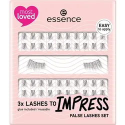 Essence 3x LASHES TO IMPRESS Set Künstliche Wimpern   01 My most loved lashes