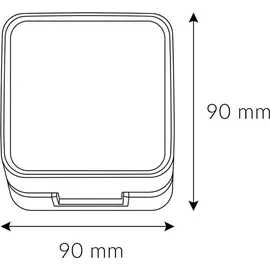 Easylight Außenwandleuchte Aluminium 9,0 cm 900 lm 3000 K Weiß