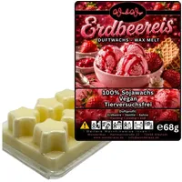 WonderWax Duftwachs WonderWax® Duftwachs 6 Sterne, (Erdbeereis), Duftrichtung: Erdbeereis