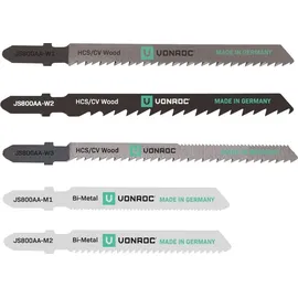 VONROC Stichsäge elektrisch 550W - Pendelhubstichsäge mit Staubabsaugung,