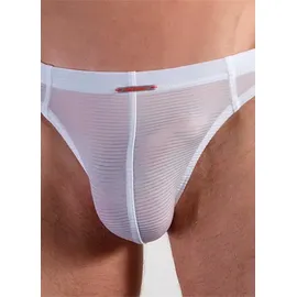 Olaf Benz Herren Slip weiß Mikrofaser/Funktion unifarben, weiß, NOS