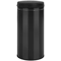 Helloshop26 - Automatischer 70-Liter-Sensor-Abfalleimer schwarzer Kohlenstoffstahl 02_0043843