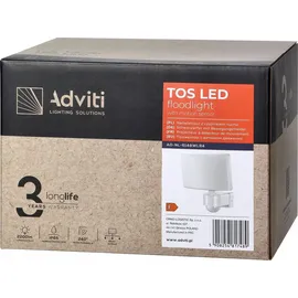 Orno Außenstrahler Metall 30 W 2200 lm IP65 weiß