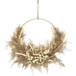 Chic Antique Fleur Kranz mit getrockneten Blumen, ∅35 cm, natur